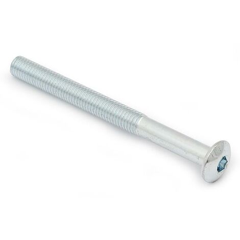tornillo cabeza bombata allen. rosca métrica. acabado zincado (1/4)