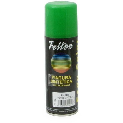 FELTON spray de pintura verde lutecia 200ml , El Spray de Pintura Verde Lutecia 200ml de la marca Felton es una solución rápida y eficaz para todas tus necesidades de pintura (1/4)
