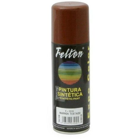 FELTON spray pintura marron tostado 200ml , El Spray Pintura Marrón Tostado 200ml de la marca Felton es un producto de alta calidad diseñado para dar un acabado profesional a (1/4)