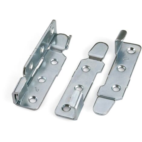 Q&Q enganche cama biduo 95mm zincado juego de 8 piezas , 0JUEGO (1/3)