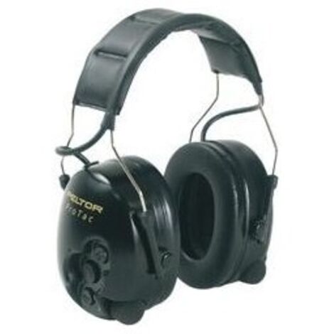 Peltor – Casco anti-ruido ProTac III negro – Protección auditiva activa – SNR 32 dB – Entrada de audio para dispositivos móviles (1/5)