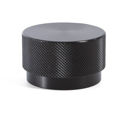 pomo aluminio modelo graf big ø38 / ø50 acabado negro cepillad ø diámetro ø50