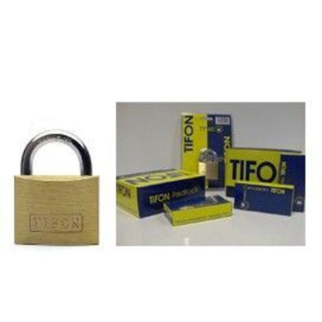Candado Seguridad 60Mm Arco Corto Laton Tifon Ifam