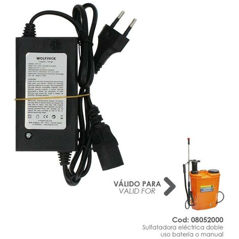 cargador sulfatadora 08052000 sulfatadora electrica a bateria 12 v / 8  amperios