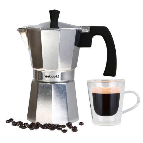 WECOOK wecook cafetera aluminio tradicional paola 1 taza 40101 (1/3)