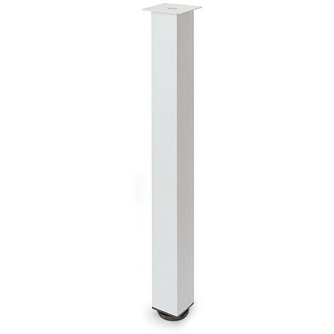 jgo.4patas regulable para mesa rigo 60x60-710 blanco mesa fija