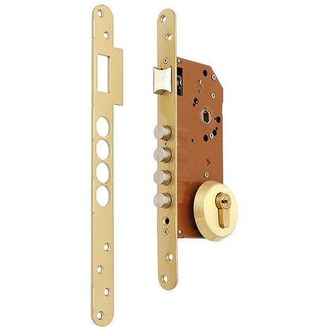 cerradura emb.bulones tesa r100br566c c/redondo, pintada cromo, esc/abierto (1/4)