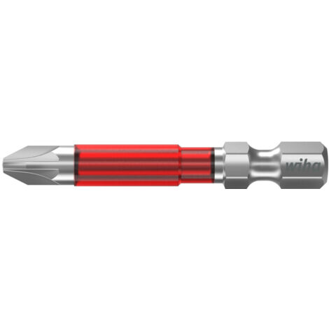 Wiha Juego de bits, bit TY de 49 mm Pozidriv (PZ2), de 5 unid., de 1/4" E6,3 en caja (42122)