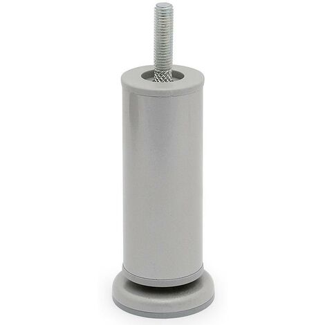 Q&Q pata metalica kaola d42 h120 m10 r9006 , 0UNIDADES , Q&Q pata metalica kaola d42 h120 m10 r9006 , 0UNIDADES