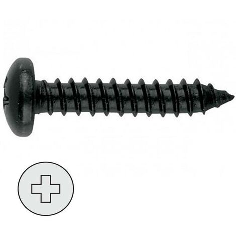 tornillo rosca chapa din 7891 negro larg.r/chapa 16mm ø rosca chapa 5.5mm (1/2)