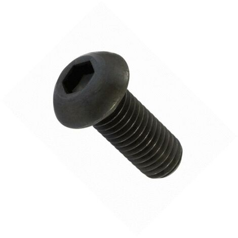 tornillo roscqa metal allen iso 7380 negro metrica m-6 largo 25mm