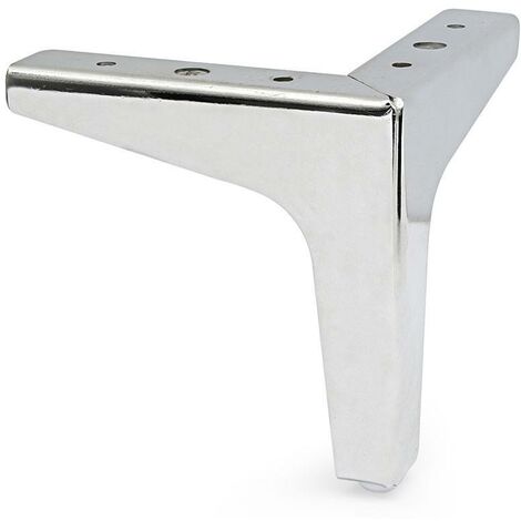 Q&Q pata metálica dayra acabado cromo altura (h) 155 , La Pata Metálica Dayra Acabado Cromo es una pata de mueble o sofá con un acabado cromado, fabricada en