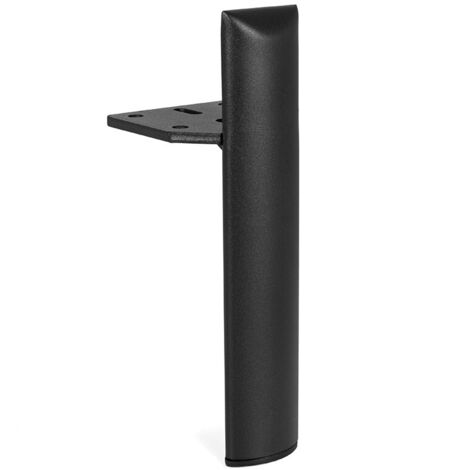 Q&ampQ pata metálica supp h150-200 acabado negro mate , La pata metálica Supp es ideal para sofás y muebles, fabricada en metal duradero, con una altura ajustab