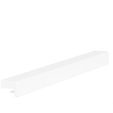 tirador zamak modelo tizam acabados negro mate, blanco mate, gris ral distancia 128 acabado blanco mate