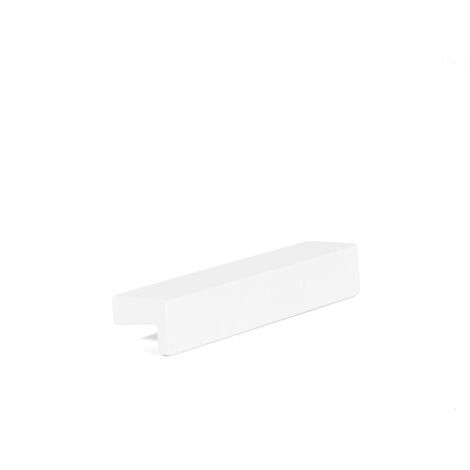 tirador zamak modelo tizam acabados negro mate, blanco mate, gris ral distancia 64 acabado blanco mate