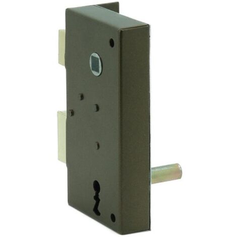 ILARGI cerradura 47a  60mm izquierda , Cerradura de sobreponer 47A 60I con palanca y picaporte Ilargi Apertura mano izquierda Cerradura con cañón Palanca accionada con