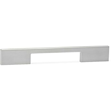 tirador aluminio modelo twin acabado cromo brillo dist. agujero dist. 128mm.