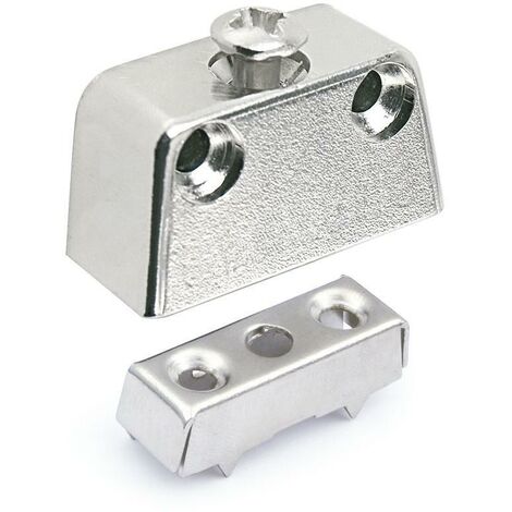 HERRAJES ALK ensamble caja zamak niquelado c/torn strong , 0CIENTOS