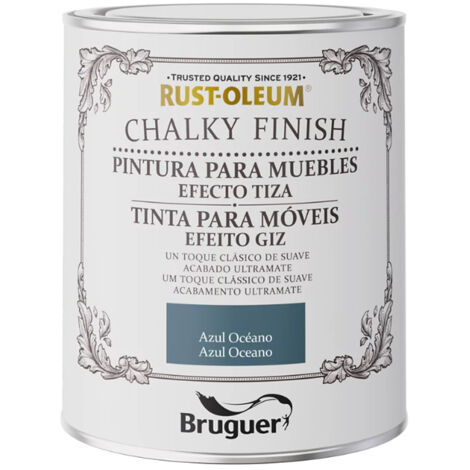 Rust-Oleum Chalky Finish Muebles Azul Oceano 750ml BRUGUER