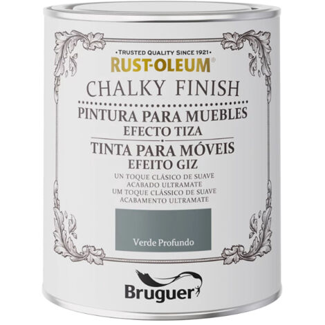 Rust-Oleum Chalky Finish Muebles Verde Profundo 750ml BRUGUER