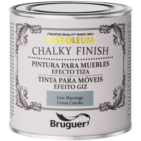 XYLAZEL chalky muebles 125ml gris marengo lata , Pintura a la tiza para muebles color gris marengo Indicada para aplicar sobre objetos y muebles de interior Cubre fácilment (1/5)