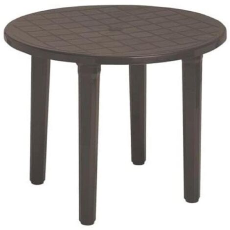 GARDEN LIFE mesa resina 90 cm wengue 4024w , Mesa Redonda 90cm. 4024W wengué. -Marca: Garden Life. -Modelo: 4024. -Se sirve desmontada y es de muy fácil montaje. -Resistente a los