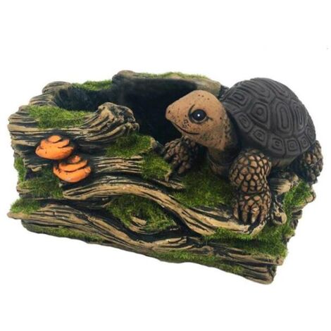 MACETERO TRONCO TORTUGA M 16,9x10,8x9,9 CM