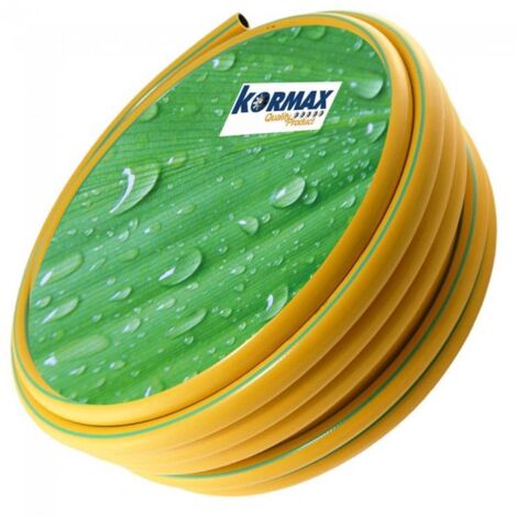 KORMAX manguera amarilla c/malla 19mm ralla 15 bar rollo 50 m (1/3)