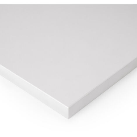 emuca tablero para mesa, 1150x750mm, espesor 30mm, madera, pintado blanco