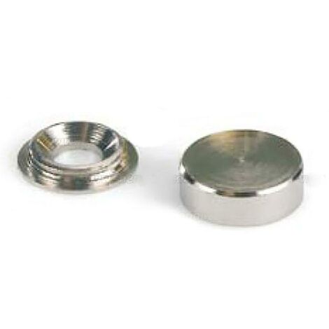 Embellecedor laton niquel liso 16mm. marca EHL