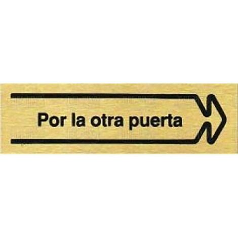 placa aluminio oro 150x45''p.otr.puerta''d por la otra puerta derecha (1/2)
