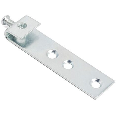 HERRAJES ALK colgador mueble e-delta con tornillo m4-14 acabado zincado