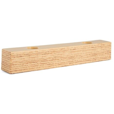 Q&Q pata plástico modelo maya 220x35 h35 acabado haya natural (1/3)