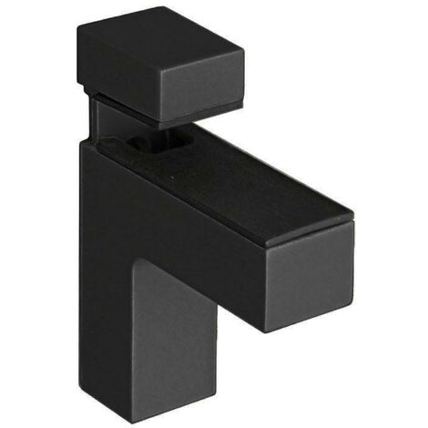 soporte estante minigacela para cristal y madera acabado negro