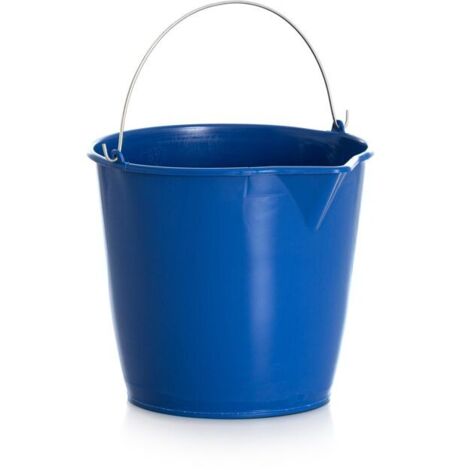 DECH cubo agua con pico 13 l azul , Cubo agua con pico azul 13 litrosFabricado en plástico de alta calidadApilableCon pico para fácil vertidoAsa metálicaCapacid (1/2)