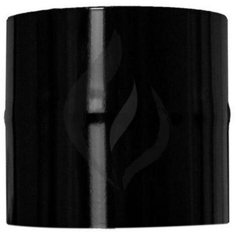 FPLUS manguito antigoteo estufa vitrificado negro 110mm antiv110