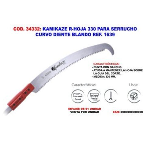 KAMIKAZE R-HOJA 330 SERRUCHO CURVO DIENTE BLANDO 1639