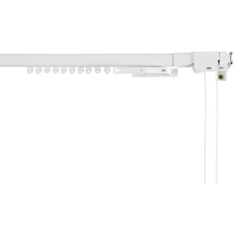 Riel reforzado extensible 70-120cm blanco cintacor - storplanet