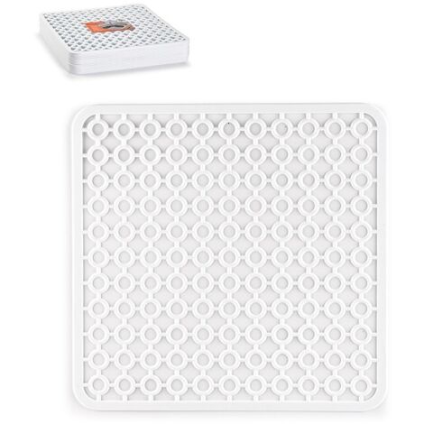 PLASTICFORTE salvaplatos 30x30 cm kenya blanco , Salvaplatos Kenya blancoLos salvaplatos Kenya están disponibles en versión cuadrada y rectangular y en un amplio surtido de col (1/2)