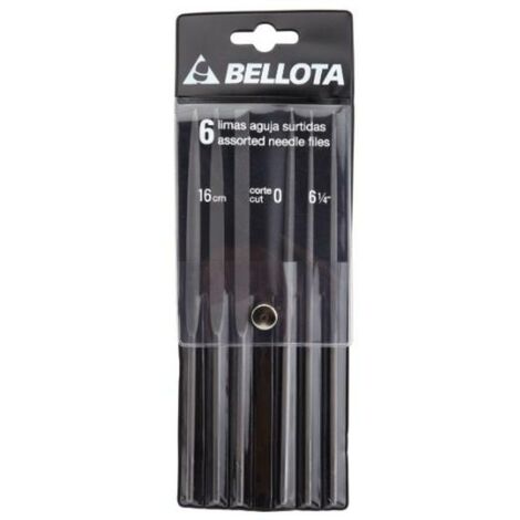 BELLOTA bellota lima aguja juego   6 piezas 4078-16 en bolsa bastas