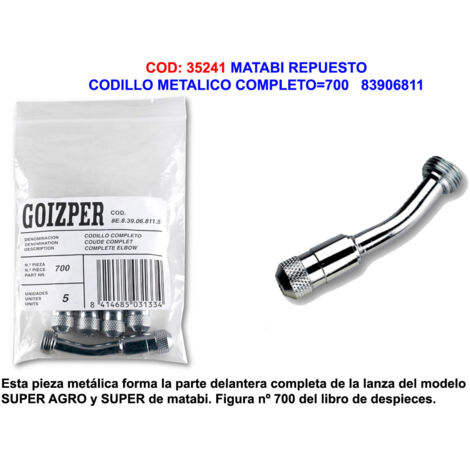 Codillo metalico completo Matabi 700 839068115