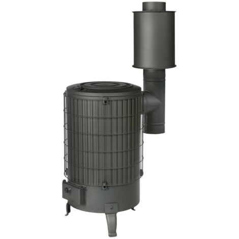 THECA estufa leña n.4 ecodesing &43 accesorio t , Estufa de leña N4 Ecodesign Theca Estufa ECODESIGN de doble combustión y doble cámara de acero con vermiculita refractaria C