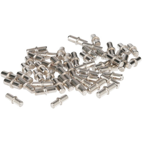 Soporte de Metalico Con Anclaje 5 Ø mm. Para Estanterias / Estantes (Caja 100 Unidades)