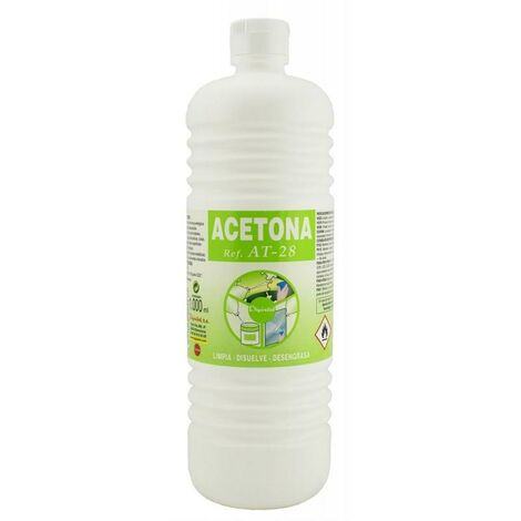 FPLUS disopolsa finstock acetona 1l botella plastico  ddace121p