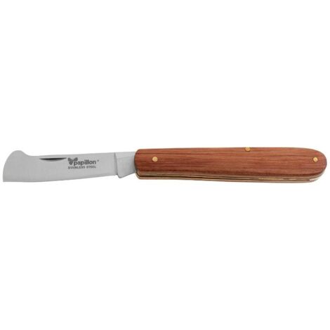 PAPILLON navaja wolfpack injertar 10 cm. , Navaja Wolfpack- Hoja de acero inoxidable.- Tamaño: 173 mm. abierta / 101 mm. Cerrada - Mango ergonomico de madera.