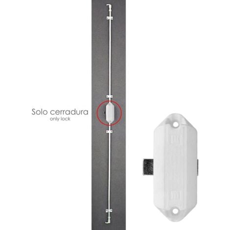 WOLFPACK LINEA PROFESIONAL cerradura falleba sin llave 93/ blanco