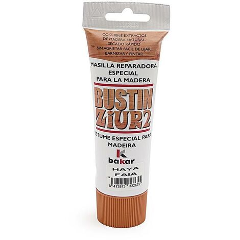 BAKAR masilla reparadora madera embero 120gr base solvente , La MASILLA REPARADORA MADERA EMBERO 120gr de la marca König es un producto esencial para la repa (1/5)