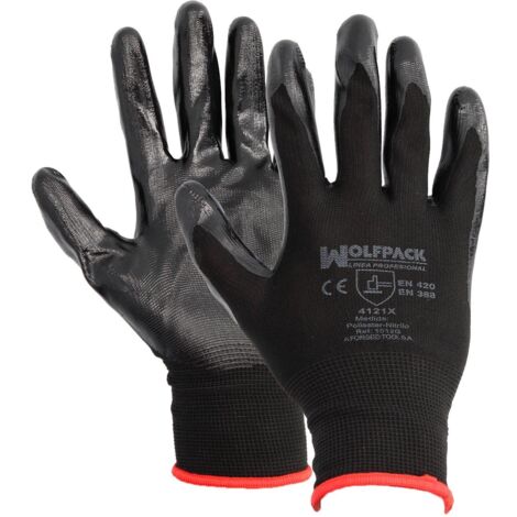 WOLFPACK LINEA PROFESIONAL Guantes Nitrilo/Nylon Impregnado SAFETYSUPPLY