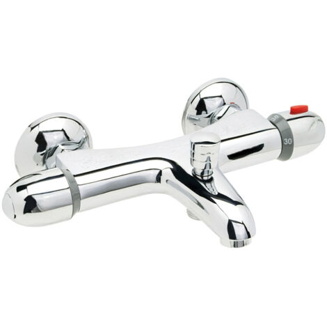 Monomando "Línea Flow" Baño y Ducha Termostático Con Cartucho ceramico Ø 40 mm.