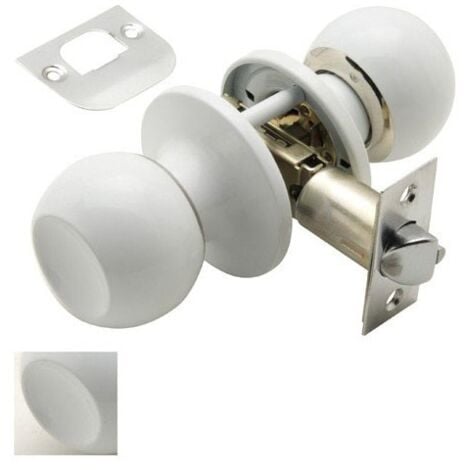 WOLFPACK LINEA PROFESIONAL pomo puerta wolfpack sencillo blanco para pasillo
